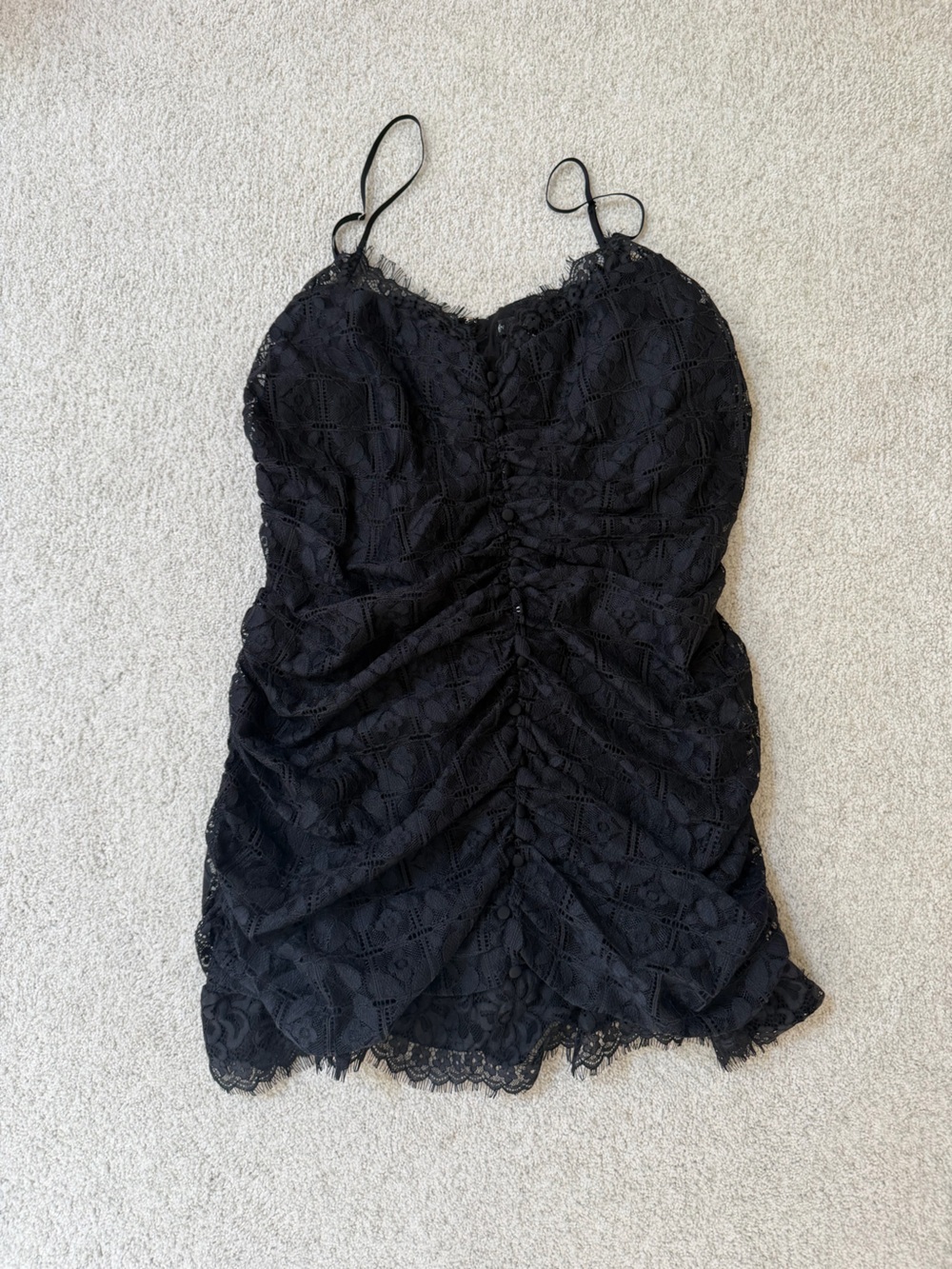 For Love & Lemons Black Lace Dress size 2XL